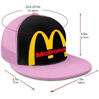 Baseball Caps Adjustable Flatbrim Baseball Snapback Snapbacks - Pink1 - CF18Y0YOTY5 $7.76