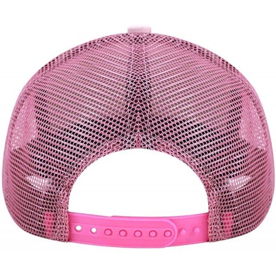 Baseball Caps Adjustable Flatbrim Baseball Snapback Snapbacks - Pink1 - CF18Y0YOTY5 $7.76