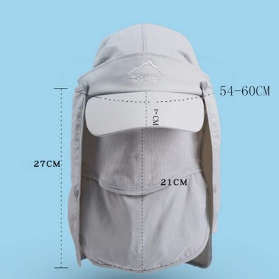 Bucket Hats Fashion Outdoor Protection Waterproof Breathable - Light Grey-1 - C5196MMRS5K $14.77