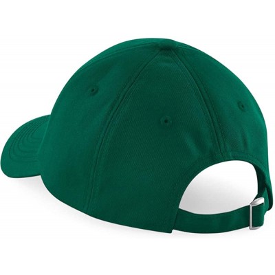 Baseball Caps Unisex Authentic 6 Panel Baseball Cap - Bottle Green - CD18C0QZLSA $8.71