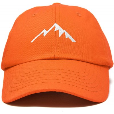 Baseball Caps Outdoor Cap Mountain Dad Hat Hiking Trek Wilderness Ballcap - Orange - CY18SENUL46 $12.06