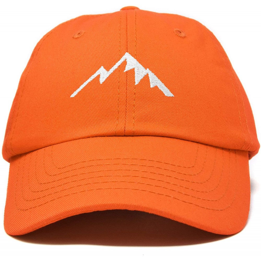 Baseball Caps Outdoor Cap Mountain Dad Hat Hiking Trek Wilderness Ballcap - Orange - CY18SENUL46 $12.06