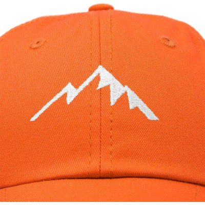 Baseball Caps Outdoor Cap Mountain Dad Hat Hiking Trek Wilderness Ballcap - Orange - CY18SENUL46 $12.06