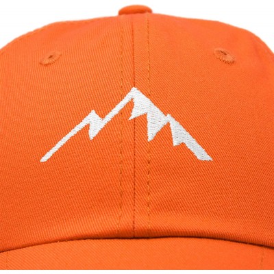 Baseball Caps Outdoor Cap Mountain Dad Hat Hiking Trek Wilderness Ballcap - Orange - CY18SENUL46 $12.06