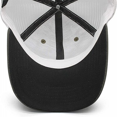 Baseball Caps American Rainbow Flag Gay Pride Hat Adjustable Unisex Mesh Baseball Cap Cool Hat - Army Green - CV18RMAI0I8 $12.58