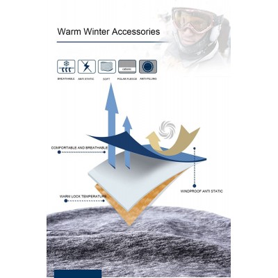 Cold Weather Headbands Women's Men's Fleece Ear Warmers Headband-Winter Warm Windprooof Ear Protection Earmuffs Ear Bands - B...