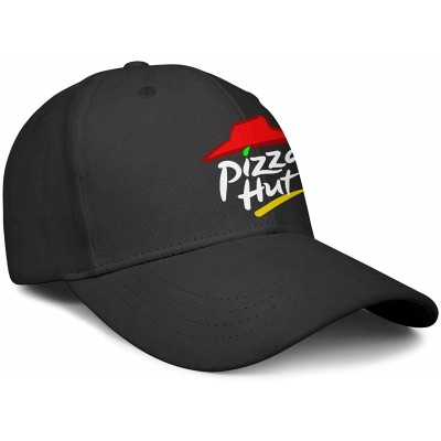 Baseball Caps Unisex One Size Baseball Cap Pizza-Hut-Logo-Sign- Profile Six Panel Cotton Trucker Cap - Pizza Hut's Logo - CY1...