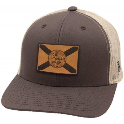 Baseball Caps The Sunshine State Curved Trucker - Brown - CR18IGQ8D87 $19.78