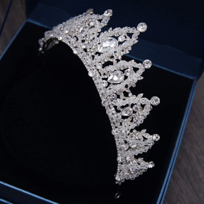 Headbands Handmade Rhinestone Crystal Headbands Accessories - Gold AB Color - CC18WNS5XTA $18.70