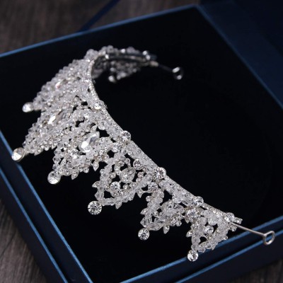 Headbands Handmade Rhinestone Crystal Headbands Accessories - Gold AB Color - CC18WNS5XTA $18.70