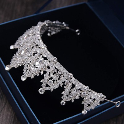 Headbands Handmade Rhinestone Crystal Headbands Accessories - Gold AB Color - CC18WNS5XTA $18.70