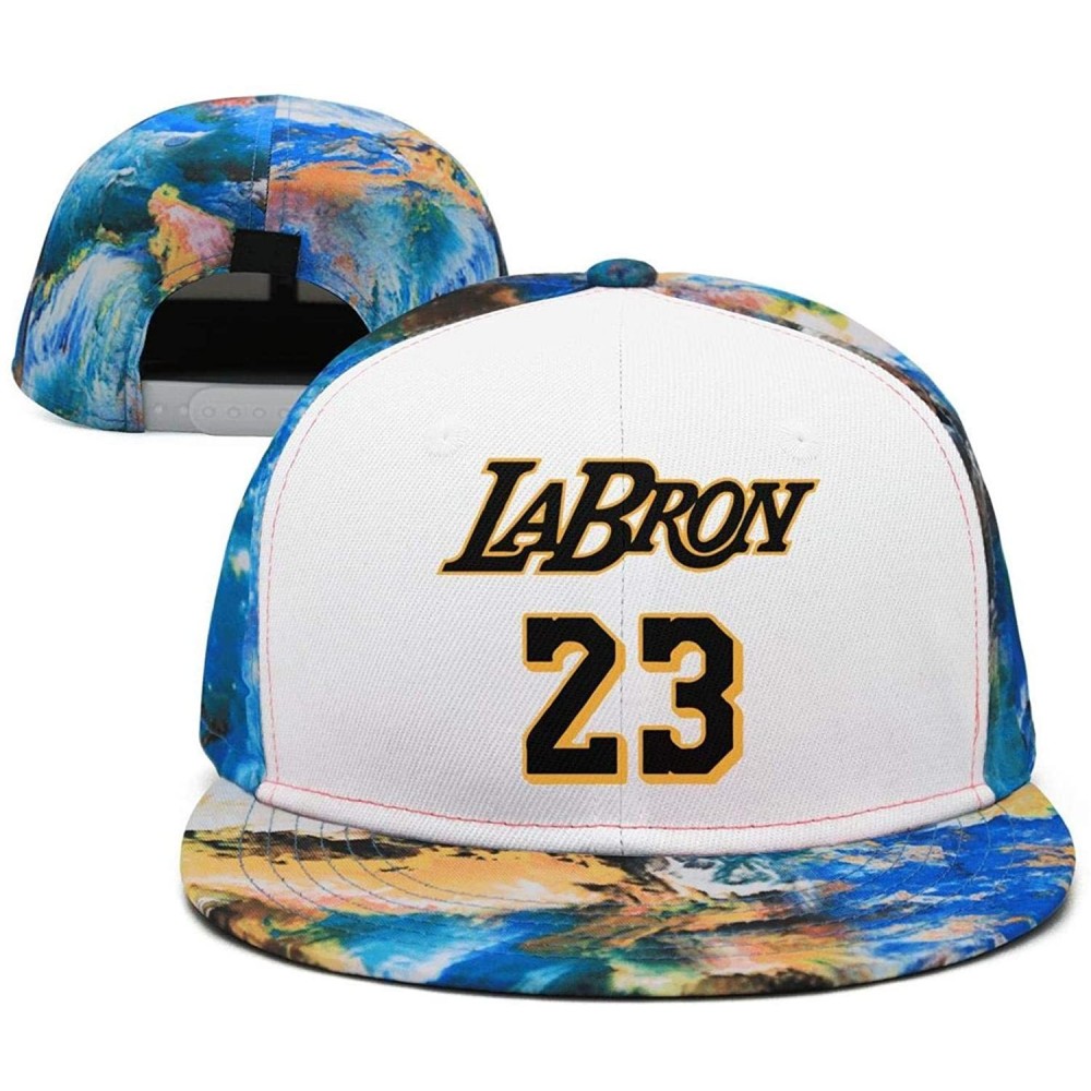 Skullies & Beanies La-bron-23_Funny_Logo Mens Adjustable Fashion mesh Snapback Hat - Balack Labron 23-8 - C718N75E2Q2 $17.90