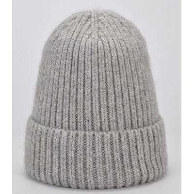 Skullies & Beanies Cashmere Slouchy Beanie Winter Warm Knit Hat for Women Men Cashmere Wool Knit Beanie Ski Skull Stocking Ca...