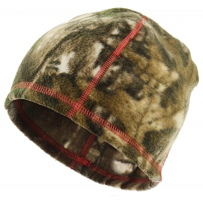 Skullies & Beanies Ladies Camo Beanie with Ponytail Hole - Realtree Xtra/Melon Fleece - CE18CTO47NH $9.79