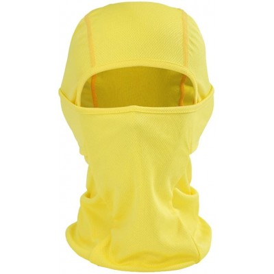 Balaclavas Neck Warmers Face Scarf Balaclava Ski Mask -Cold Weather Ski Face Mask - To-yellow - CU18ADX5M3E $11.15