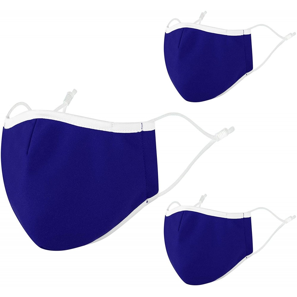 Balaclavas Reusable Washable Sports Dust Cover Bandana - B_3 Pack_royal - C0199XRXTK7 $16.64