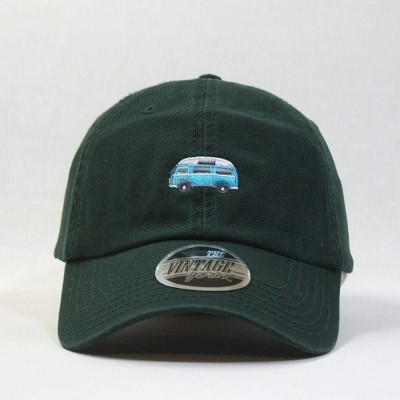 Baseball Caps Classic Washed Cotton Twill Low Profile Adjustable Baseball Cap - C Dark Green - CZ12C7ZA3PN $12.99