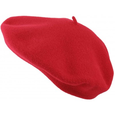 Berets Women's Paris Wool Beret - Passion - CH11HHRG12H $27.27