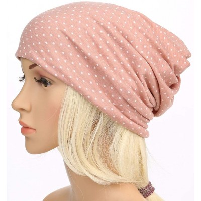 Skullies & Beanies Print Flower Cap Cancer Hats Beanie Stretch Casual Turbans for Women - A-pink - C0180DLLQ7Q $8.13