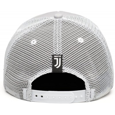 Baseball Caps Compatible with Juventus Officially Licensed Throwback Grey Trucker Hat - CR18GZAYW2N $22.14