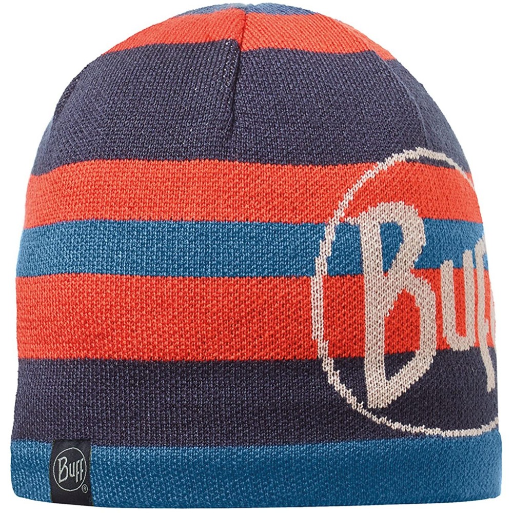 Skullies & Beanies Knitted and Polar Hat - Unisex - Ovel Blue - CW11VAJ6979 $23.52