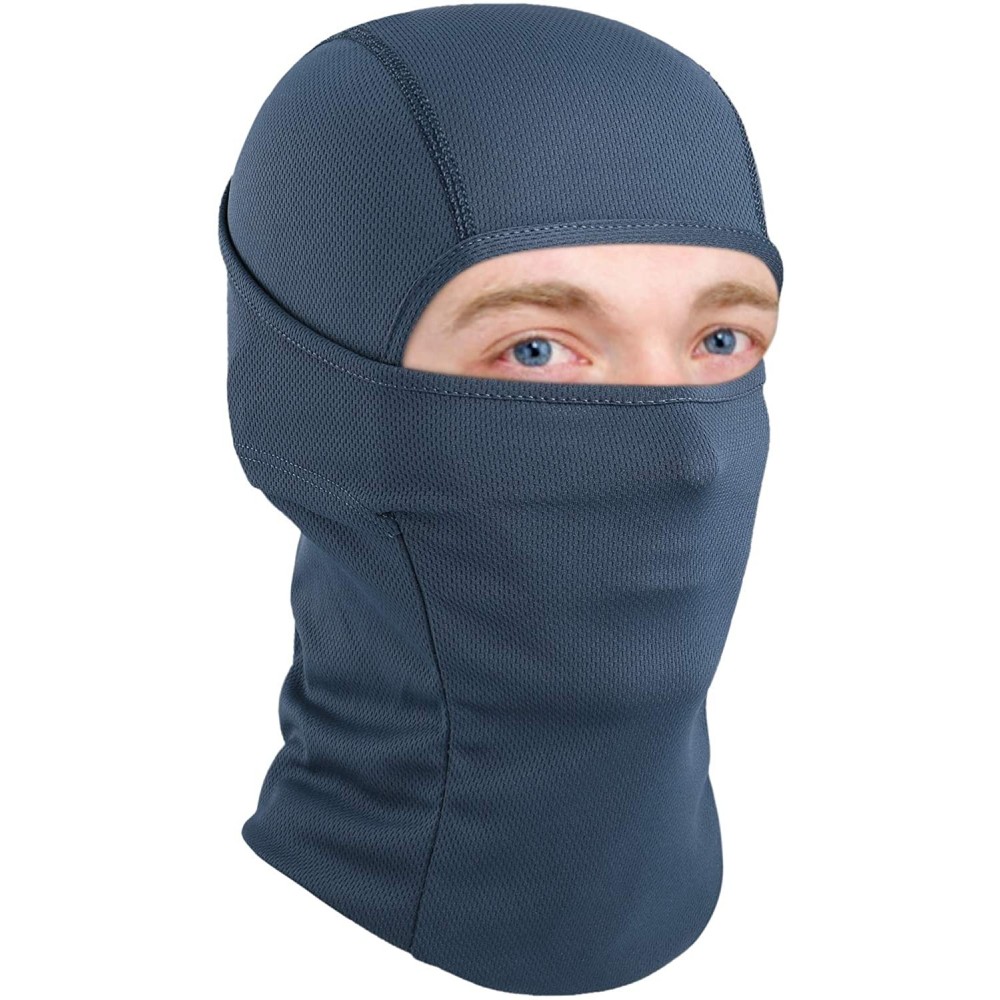 Balaclavas Balaclava Face Mask UV Protection Windproof Sun Hood for Men Women - Dark Blue - CD1924DIROU $9.00