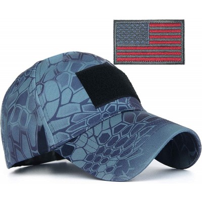 Baseball Caps Camouflage Baseball American Tactical Operator - Navy - CQ18AQ9YWK3 $26.80
