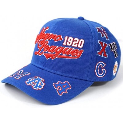 Skullies & Beanies Negro Leagues Baseball Museum Commemorative Adjustable Cap - Blue - CW18UYLN3MC $28.14