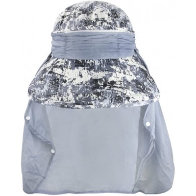 Sun Hats Outdoor Cycling Protection Foldable Sunshade - Gray - C518DH3Y39G $10.29