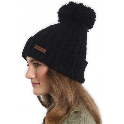 Skullies & Beanies Brook Bay Pom Beanie Stylish - CA1854K58MC $9.77