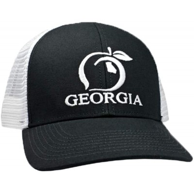 Baseball Caps Original Georgia Trucker Hat - Black - CM18LKYXKIY $64.83