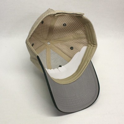 Baseball Caps Plain Pro Cool Mesh Low Profile Adjustable Baseball Cap - Dark Green/Khaki - CE1802DTWM2 $13.10