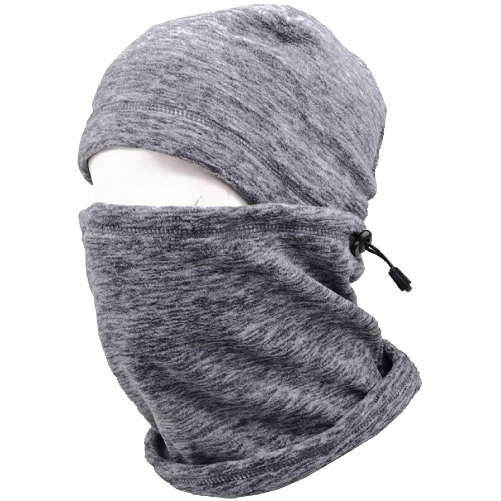 Balaclavas TRIWONDER Fleece Balaclava Weather baclava - Grey - C5188O6ZLZL $10.60