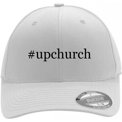 Baseball Caps Upchurch - Men's Hashtag Flexfit Baseball Cap Hat - White - CN18WY96HA3 $18.06