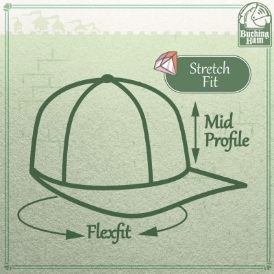 Baseball Caps Upchurch - Men's Hashtag Flexfit Baseball Cap Hat - White - CN18WY96HA3 $18.06