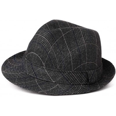 Fedoras Homburg Gangster Manhattan Godfather Accessories - CO18K6N2KZT $15.36