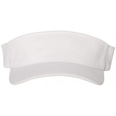 Visors One Ten Visor - Adjustable - 8110 - White - C112LJOB3QH $10.11