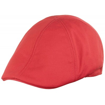 Newsboy Caps Fashionable Solid Color Unisex Cotton Duck Bill Newsboy Ivy Cap - Peach - CM11KSDZEK7 $13.17