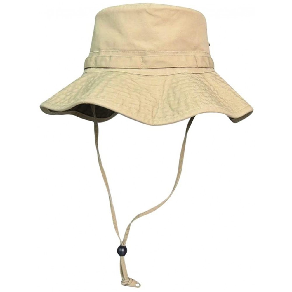 Sun Hats Bucket Hat Wide Brim UV Protection Sun Hat Boonie Hats Fishing Hiking Safari Outdoor Hats for Men and Women - CL18E6...