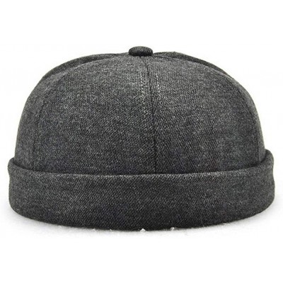 Skullies & Beanies Docker Beanie Cap Pure - Dark Grey - CB18KH3822Q $13.39