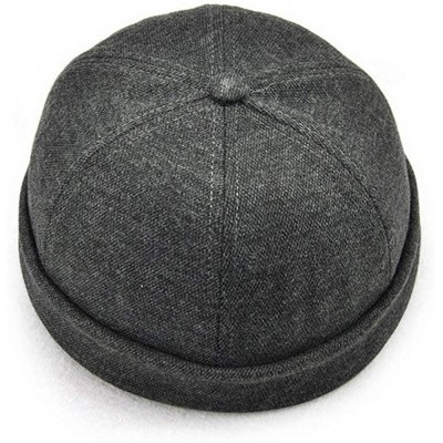 Skullies & Beanies Docker Beanie Cap Pure - Dark Grey - CB18KH3822Q $13.39