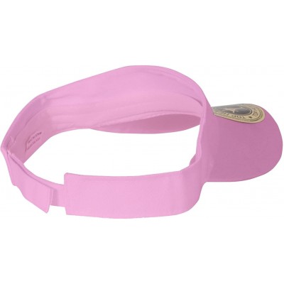 Visors Solid Adjustable Sports Visor (Comes in Many - Pink - CP112KUB5YF $9.69