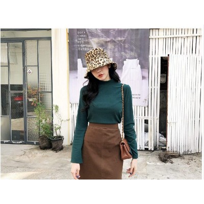 Bucket Hats 2019 Summer Leopard Animal Printed Bucket Hats Fishing Cap Women Men - Brown - CC18UWZCT5Q $20.68