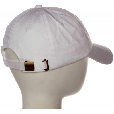 Baseball Caps Embroidery Classic Cotton Baseball Dad Hat Cap Various Design - Usawhite - C012NB2W0R9 $12.42