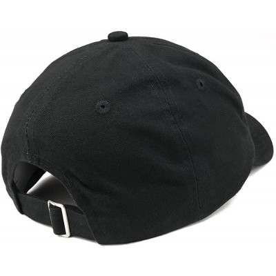 Baseball Caps Ichthus Fish Symbol Embroidered Brushed Cotton Dad Hat Ball Cap - Black - CF180D020XG $15.09