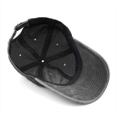 Baseball Caps Unisex Mama Bear Denim Hat Adjustable Washed Dyed Cotton Dad Baseball Caps - Print Logo Black 3 - CR18QH356L6 $...