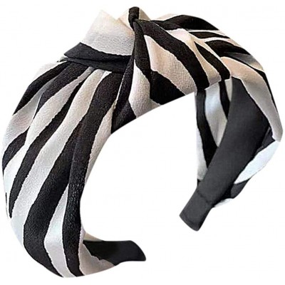 Headbands Hairband Casual Elegant Charming Striped Headband Bow Headband With Headband Hair Band Accessories 1PC - C - C218TY...