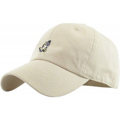 Baseball Caps Praying Hands Rosary Savage Dad Hat Baseball Cap Unconstructed Polo Style Adjustable - C617AAEYZYL $12.26