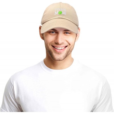 Baseball Caps Premium Cap Tennis Mom Hat for Women Hats and Caps - Khaki - C118IOI3KQR $11.56