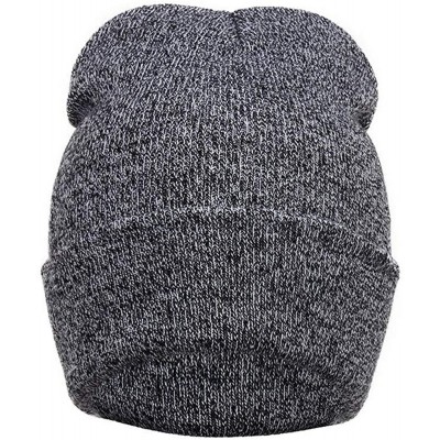 Fedoras Unisex Outdoor Winter Men Knit Crochet Ski Hat Braided Headdress Cap - Black - C418LH0TGQ4 $8.30